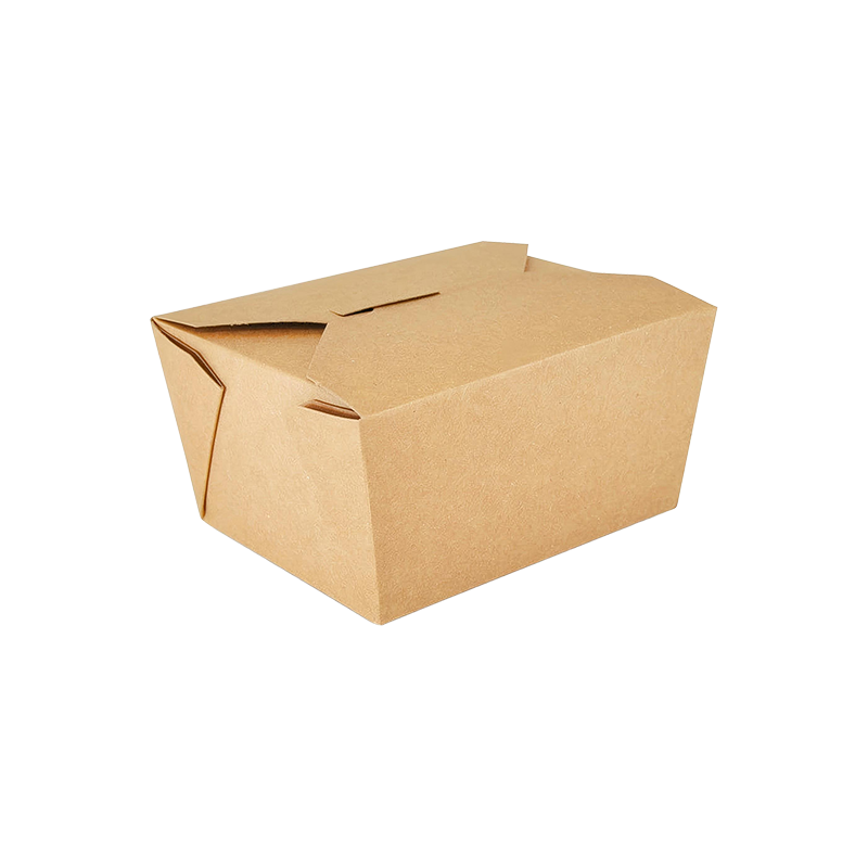 Bekas Makanan Kotak Bawa Keluar Kertas Kraft