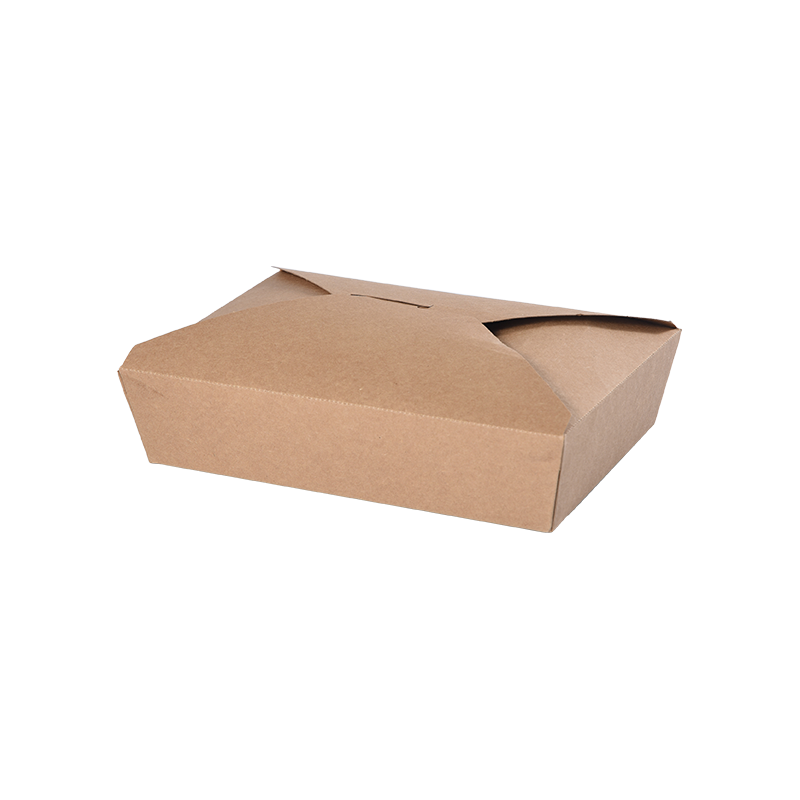 Bekas Makanan Kotak Bawa Keluar Kertas Kraft
