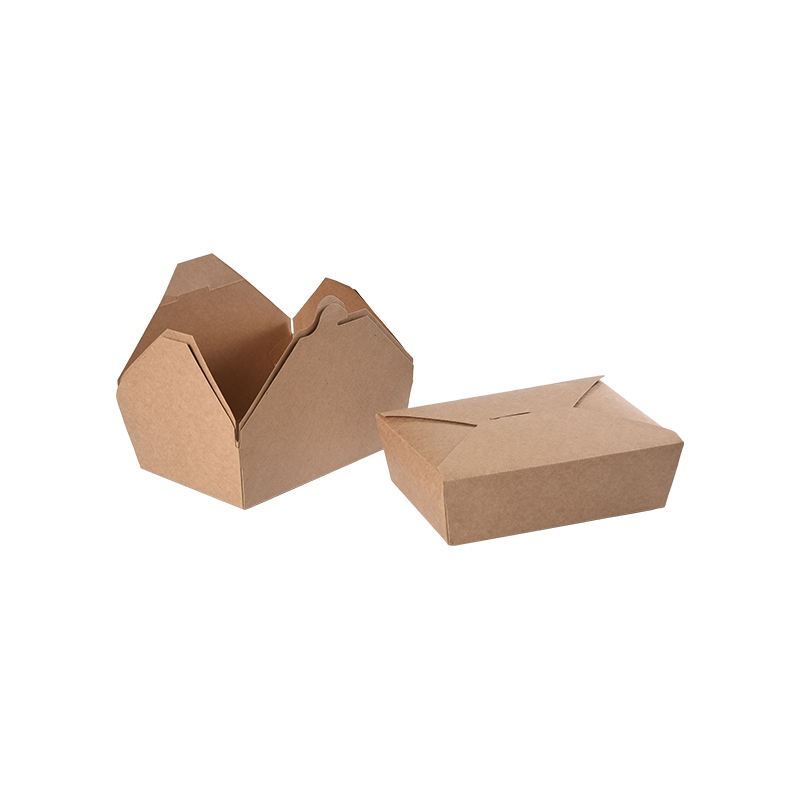 Bekas Makanan Kotak Bawa Keluar Kertas Kraft