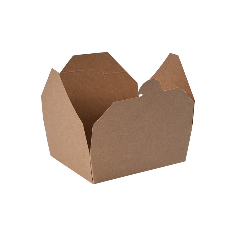 Bekas Makanan Kotak Bawa Keluar Kertas Kraft