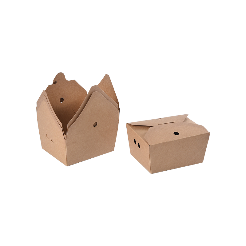 Bekas Makanan Kotak Bawa Keluar Kertas Kraft