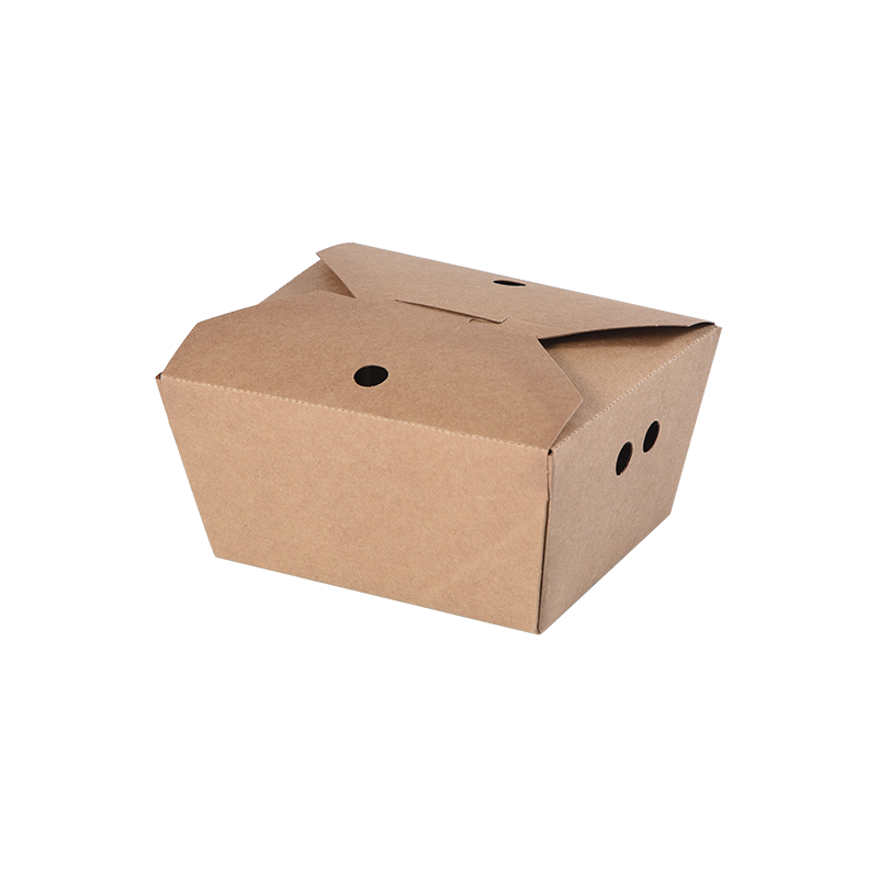 Bekas Makanan Kotak Bawa Keluar Kertas Kraft