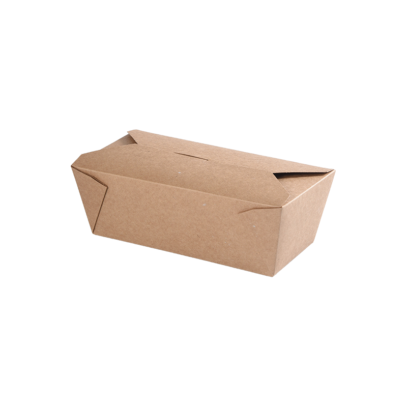 Bekas Makanan Kotak Bawa Keluar Kertas Kraft