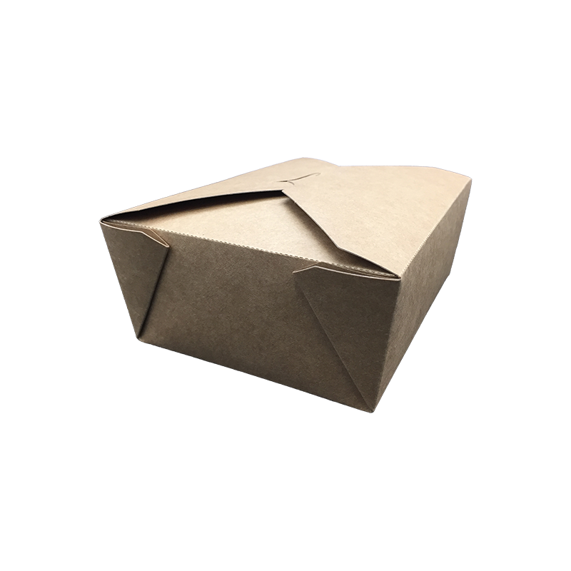 Bekas Makanan Kotak Bawa Keluar Kertas Kraft