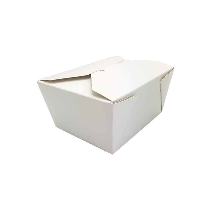 Kertas Putih/Cetak PE/PLA Kotak Bawa Keluar Bekas Makanan Kertas Putih/Cetak PE/PLA Kotak Bawa Keluar Bekas Makanan